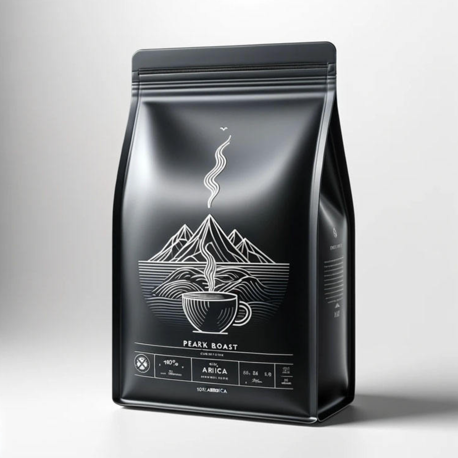 Flat Bottom Zipper Lock Bag - Resealable Food Pouch